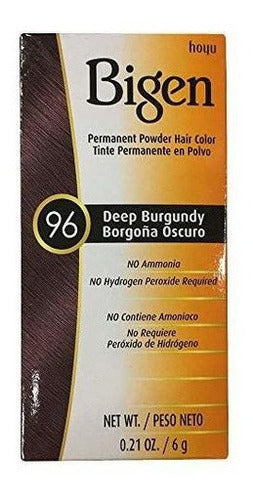 Color De Cabello Permanente Bigen 96 Deep Burgundy