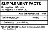 Cápsulas De 150 Mg De Pterostilbeno De Vitamonktm