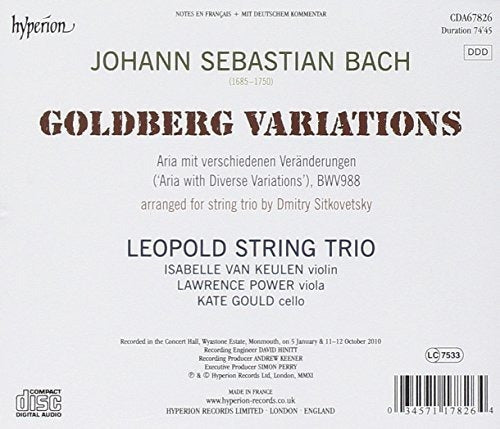 Bach, J.s Variaciones Goldberg