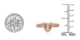 14k Rose Gold - Anillo De Compromiso