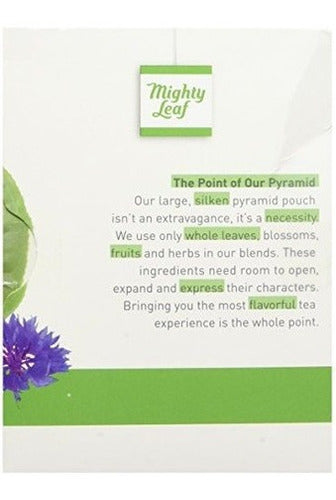 Mighty Leaf Green Tea Tropical 1.32 Oz 15 Bolsas