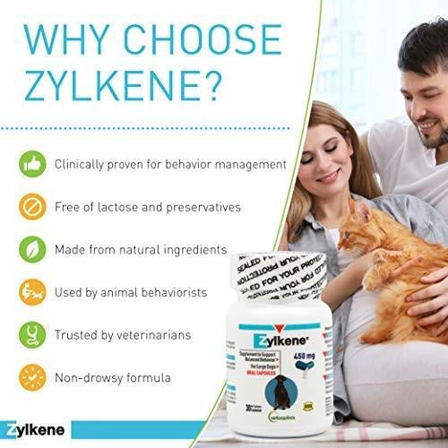 Vetoquinol Zylkene Cápsulas De Apoyo Conductual Para Perros