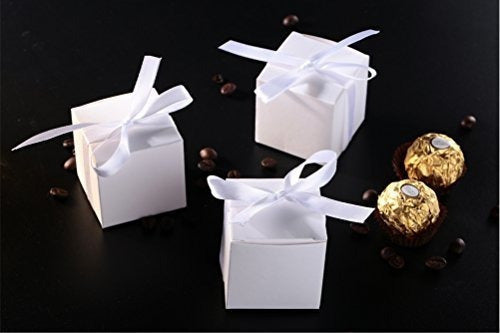 caja Gift Candy Box A Granel 2x2x2 Pulgadas Con Blanco