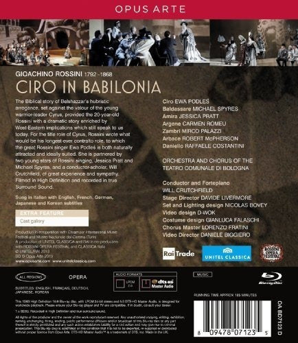 Rossini: Ciro En Babilonia [blu-ray]
