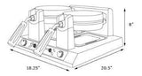 Waring (ww250) 50 Waffles / hr Fabricante Belga De Waffles