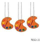 Collares de paleta de pintura para artistas