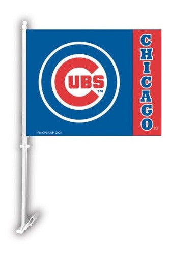 Bandera De Coche De Mlb Chicago Cubs