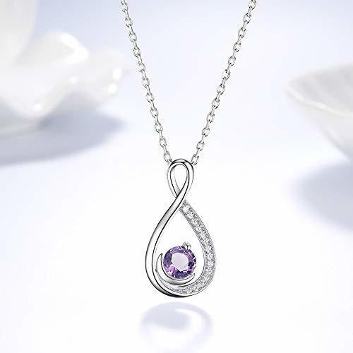 Joyería de amatista natural para mujer