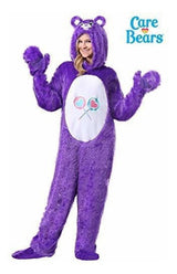 Disfraz de oso morado para adulto