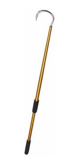 Gaff Hook con agarres antideslizantes, dorado, 6 pies