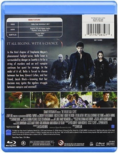 La saga Crepúsculo: Eclipse [blu-ray]