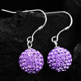 Pendientes Colgantes Con Gancho De Cristal De