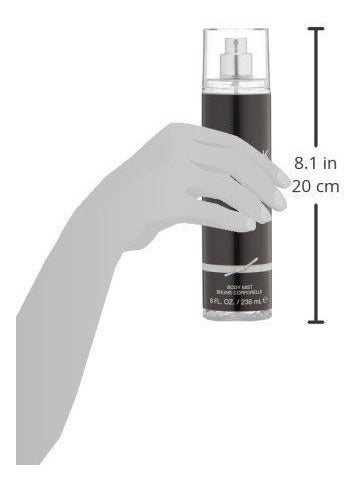 Kenneth Cole Black For Her Body Mist, 8 onzas líquidas