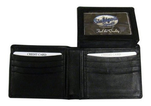 Billetera Plegable De Cuero Nfl New York Giants