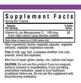 Cápsulas Vegetarianas Bluebonnet Vitamin K2 de  100 Unidades