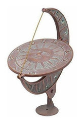 Reloj De Sol Sun Y Moon De Whitehall Products, Cobre Verdi