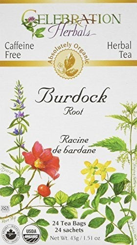 Celebration Herbals, Raíz De Bardana De Bolsitas De Té