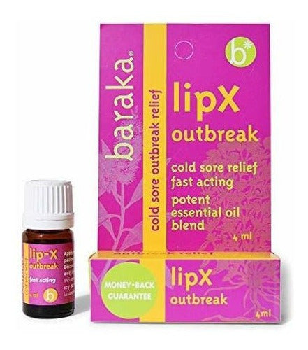 Alivio Para El Herpes Labial Baraka Lipx paquete De 1