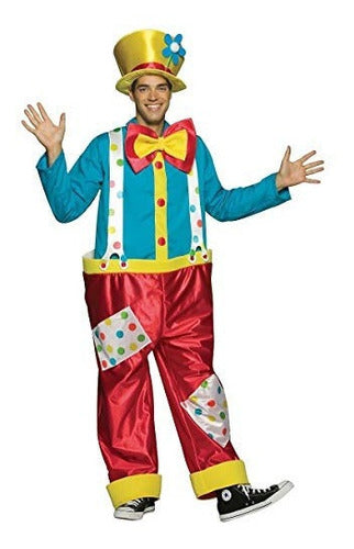 Disfraz De Payaso Rasta Imposta Para Hombre, Multicolor