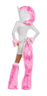 Traje Unicornio Rainbow De Party King Para Mujer, Rosa,