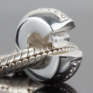 Clip Lock Charm Auténtico Plata De Ley 925 Tapones De Clips
