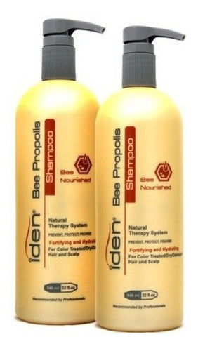 Iden Bee Champú Nutrido 32oz 2pack