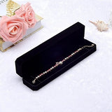Collar de pulsera de terciopelo negro