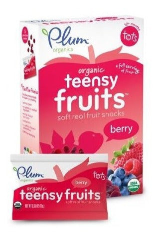 Plum Organics Teensy Fruits, Berry, 1.75 Onzas (paquete De