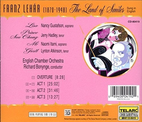 Franz Lehar: La Tierra de las Sonrisas / gustafson, Hadley