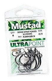 Mustad Ultrapoint Demon Perfect Offset Circle 4 Gancho Extra