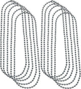 10 Paquete - Collar De Cadena De Bola De 24 Pulgadas -