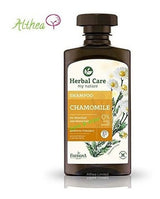 Champú de manzanilla para cabello blanqueado y rubio