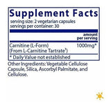 Vital Nutrients - Carnitine 500 Mg - Cardiovascular And Fat