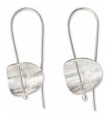 Novica Acabado Satinado Cepillado Redondo 925 Pendientes