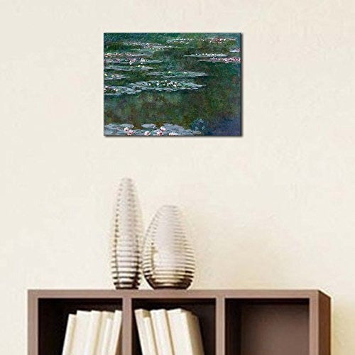 Wieco Art Nenúfares Impresiones De La Lona Arte De La