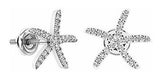 aretes 14k Oro Blanco