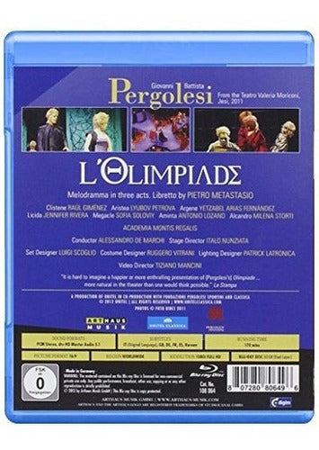 Pergolesi: Las Olimpiadas [blu-ray]