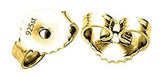 Aretes De Circonitas Cúbicas De Oro De 14 Quilates. Peso