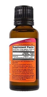 Ahora Vitamina D-3 líquida extra fuerte, 1 Onza