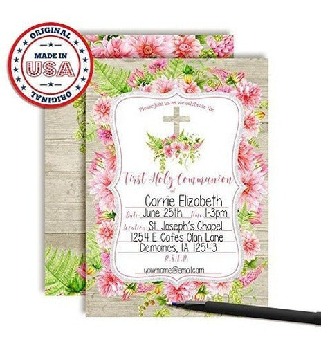 Invitaciones De La Primera Comunión