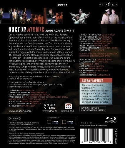 John Adams: Doctor Atomic [blu-ray]