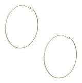 Pendientes De Aro De Peso Pluma En Plata