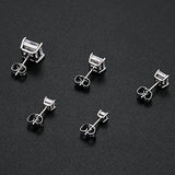 Pendientes Con Diseño De Princesa Cubic Zirconia En Oro