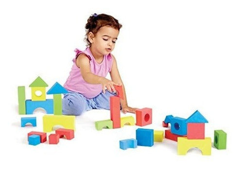 Juguetes de Construcción Bloques para Apilar 80 Piezas