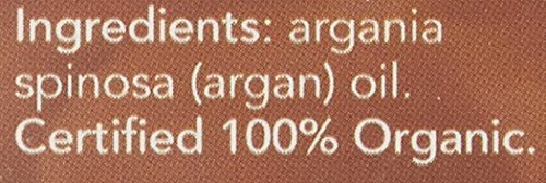 Aceite facial de argán orgánico, 0.02 libras