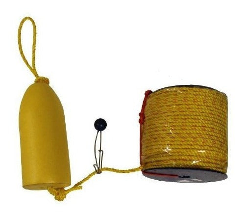 cuerda de poliéster y 11' 'combo de flotador amarillo