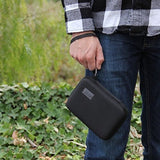Estuche protector Con exterior rígido y correa