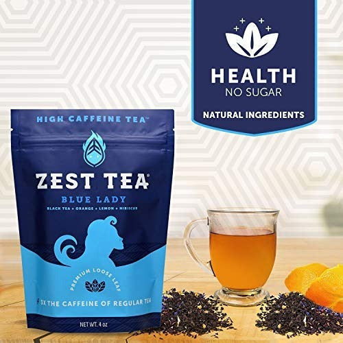 Zest Tea Energy Blends: Blue Lady Black Flavor