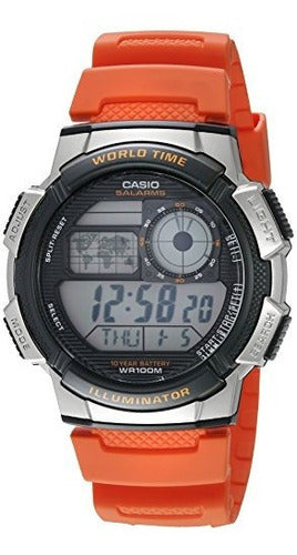 Reloj Casual De Resina De Cuarzo Casio Hombre10 años