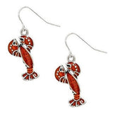 Pendientes De Moda De Langosta Roja De Liavy
